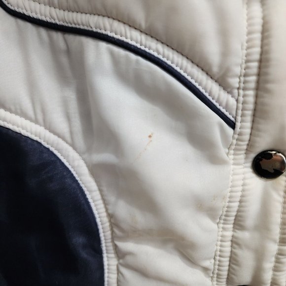 Vintage Golden Collection Pioneer Wear Women's Puffer Ski Vest Blue White Sz XL - Picture 7 of 15